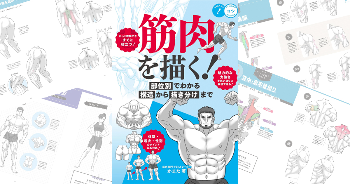 メイツ出版　著書【筋肉を描く！】発売